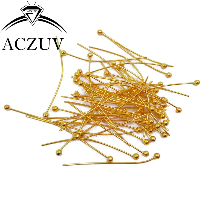 2000 шт. серебряные золотые античные бронзовые медные булавки с черным родиевым
