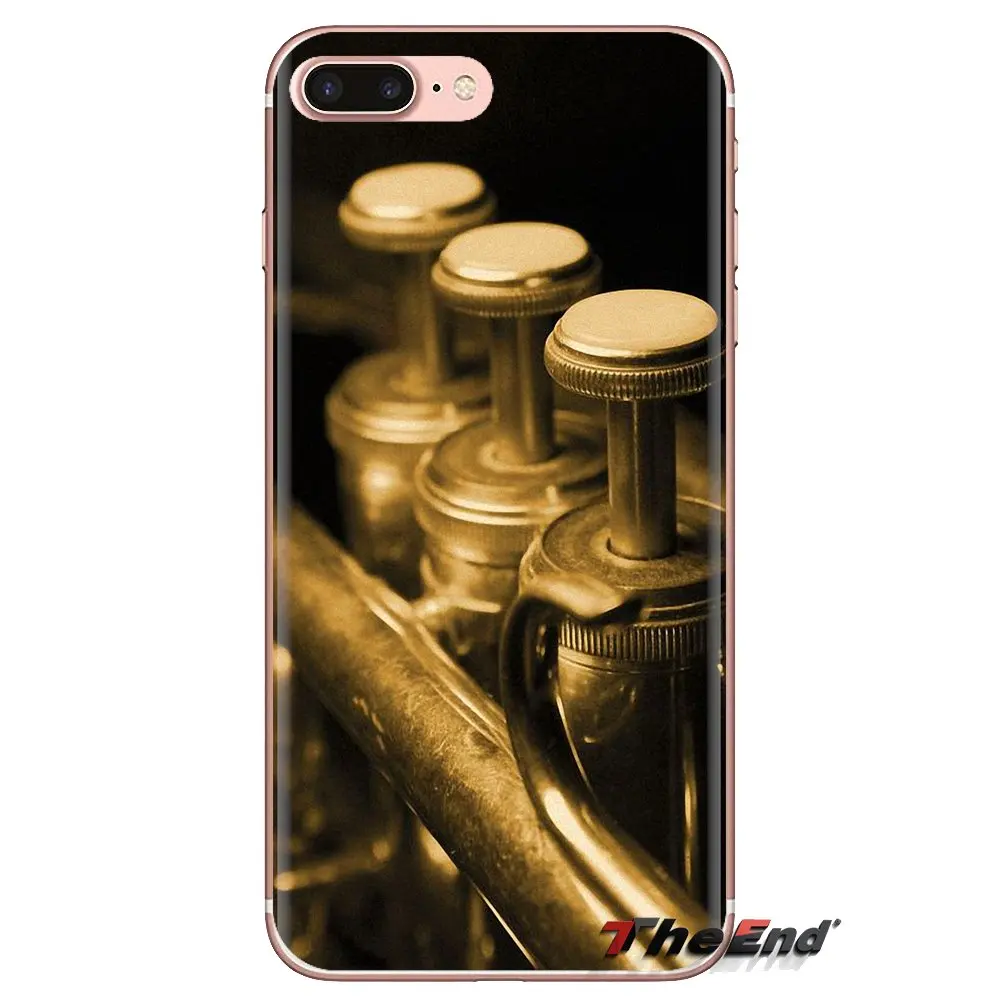 Для Samsung Galaxy S3 S4 S5 Mini S6 S7 Edge S8 S9 S10 Plus Note 3 4 5 8 9 Baker jazz пикколо-труба латунная