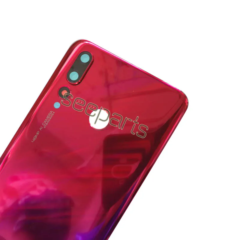 Полная новинка, huawei Nova 4, задняя крышка, стекло, задняя крышка, крышка батареи, корпус, чехол, запасные части+ объектив, huawei Nova 4, крышка батареи