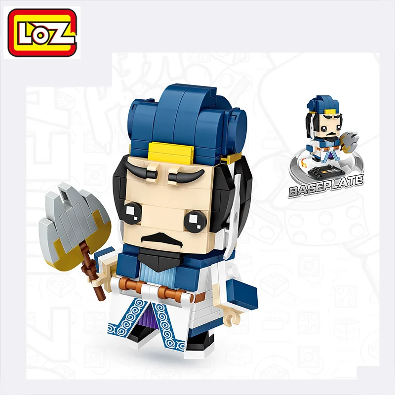 LOZ Super Heroes блок мини цифры головок кирпичи Чжу Geliang Сборка игрушки для детей