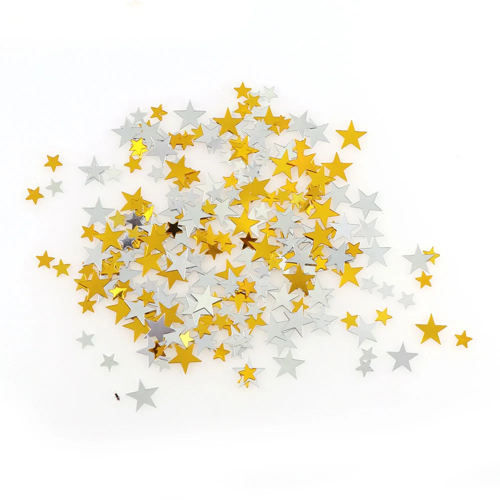 15g Mix Gold&ampSilver Five-pointed Star Sequins Christmas Table Decor For Home Party Decor/Wedding DIY Decoration | Дом и сад