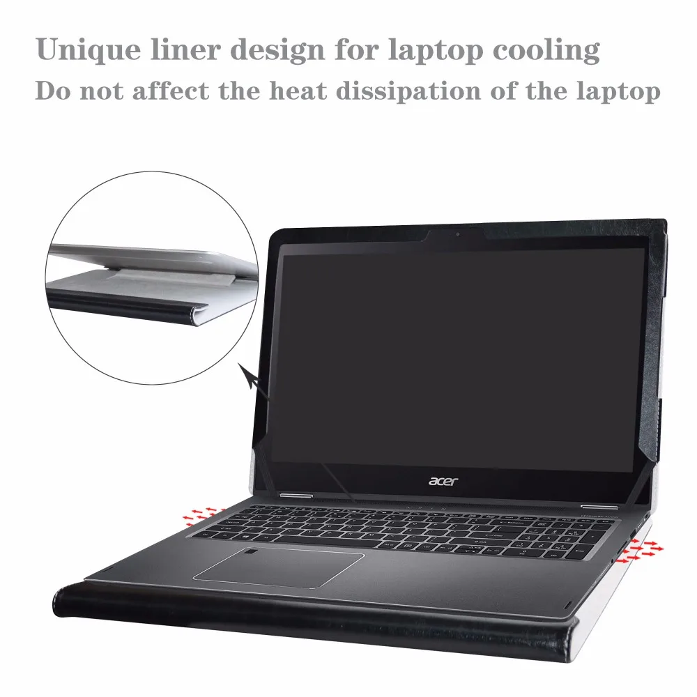 Alapmk защитный чехол для 15," acer Spin 5 15 SP515-51GN SP515-51N/Nitro 5 Spin NP515-51/CHROMEBOOK 15 CB315 ноутбука