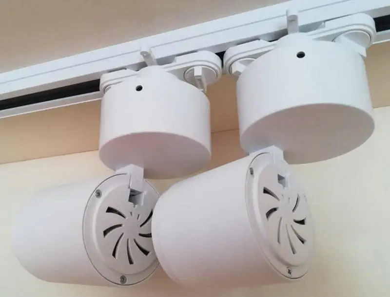 20 Вт 30 40 кри светодиодный Трек свет LED железнодорожное освещение черный/белый