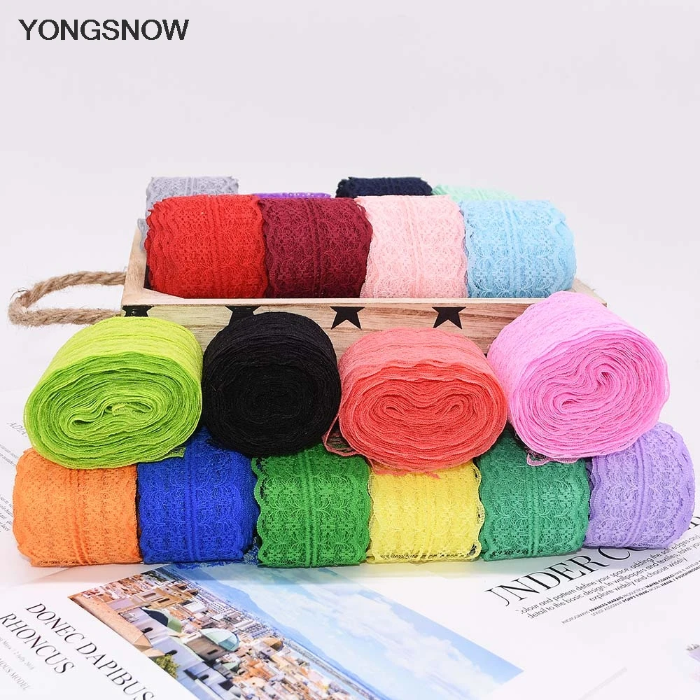 

10m/lot 45mm Lace Ribbon Lace Trim Fabric DIY Embroidered for Sewing Accessories Gift Wrapping Wedding Craft African Lace Fabric