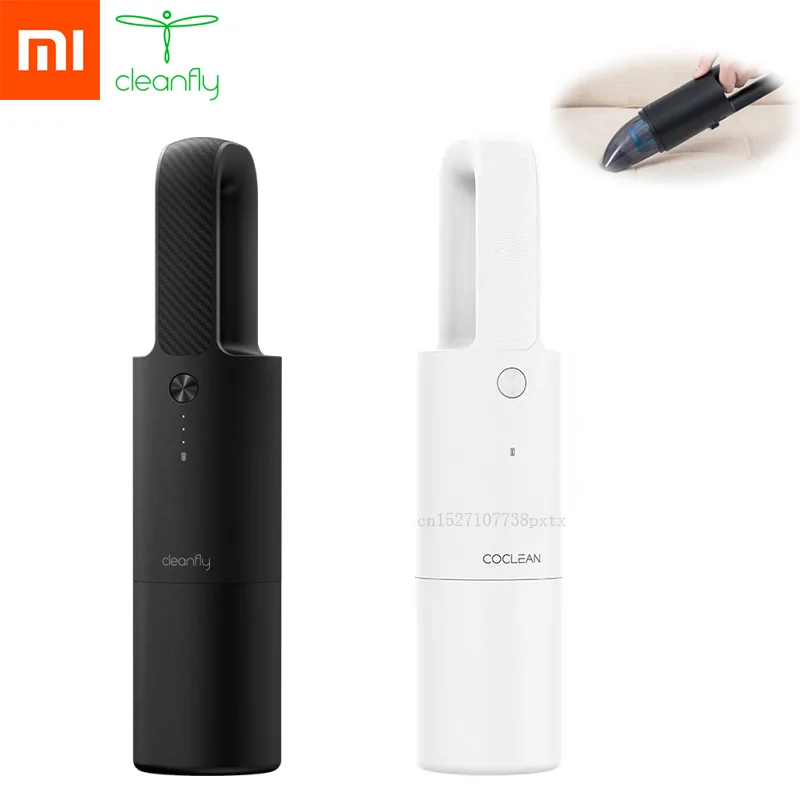 XIAOMI Mijia Cleanfly CoClean FVQ портативный автомобильный/Домашний Беспроводной Ручной пылесос для пыли огромный всасывающий быстрый заряд мини