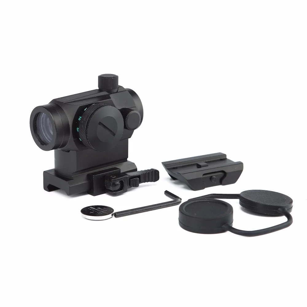 Новый тактический прицел Mini Micro 1X24 красный и зеленый точечный с QD быстрым