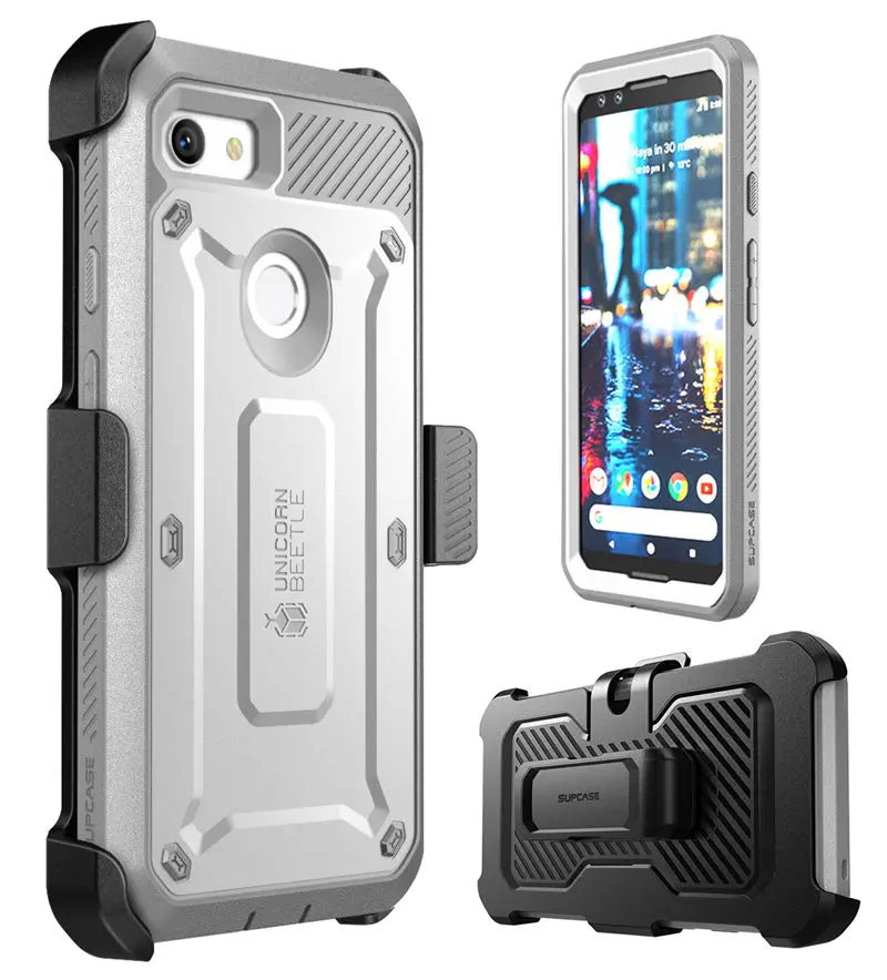 Чехол для телефона Google Pixel 3, чехол SUP, чехол UB Pro Series, прочная кобура, чехол-клипса со встроенной защитной пленкой