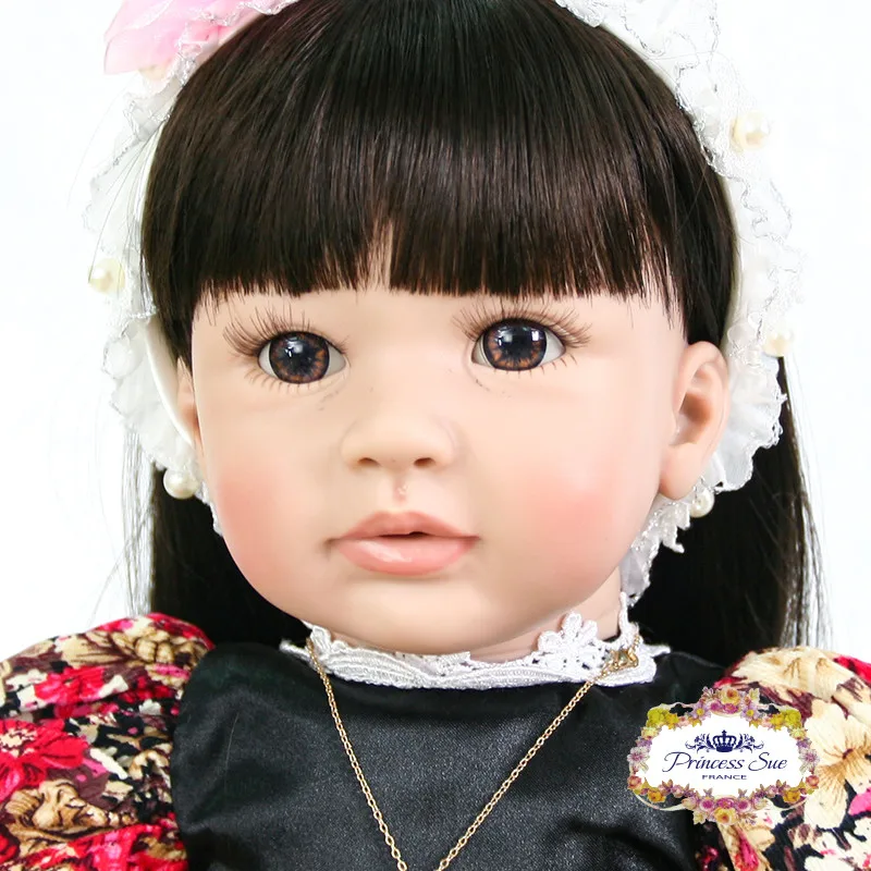 NPK Bebes Reborn Dolls de Silicone хлопковое боди для девочек 60 см Спящая Кукла игрушки