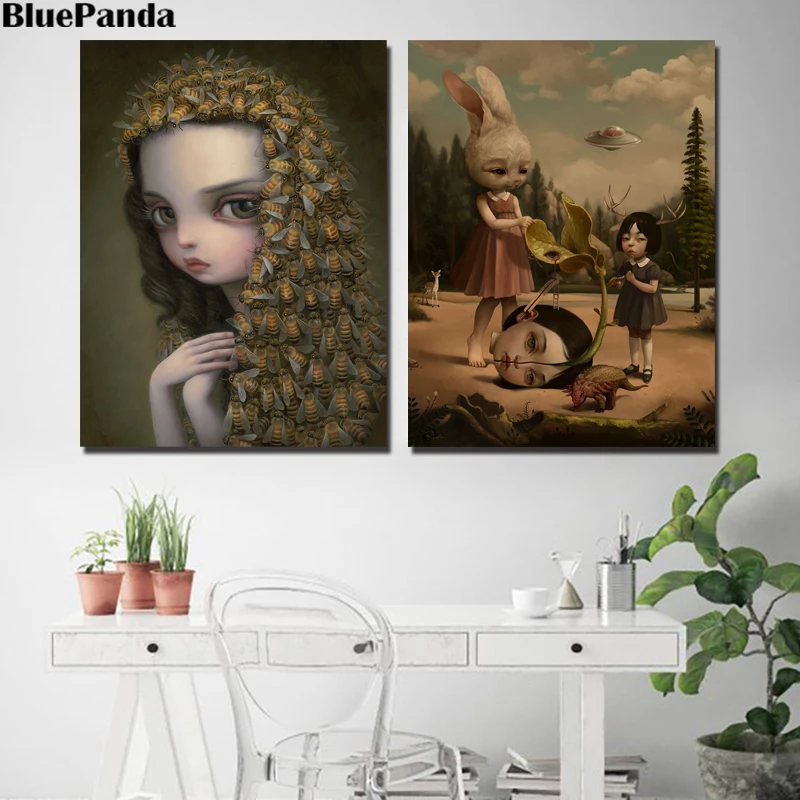 Mark Ryden the Bee Hair Oscary Favourite Artist художественные принты картины для гостиной плакат на стену домашний декор