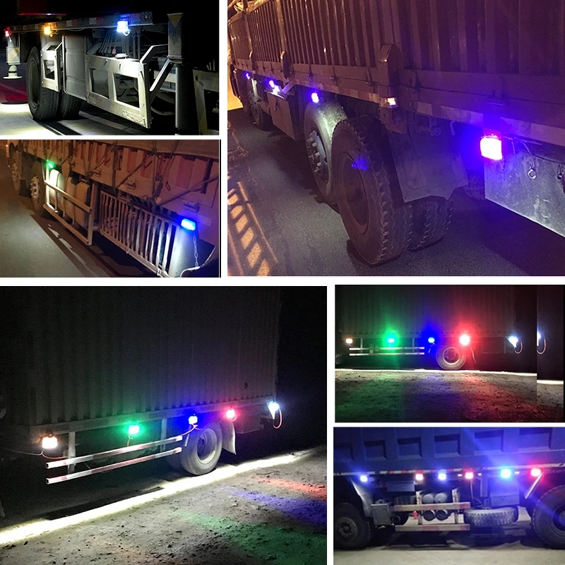 ATcomm LED Грузовик Рабочий свет RGB трейлер боковой задний сигнальный фонарь