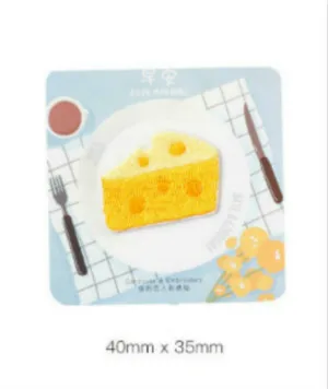 Набор из 4 нашивок с вышивкой в виде сыра приклеивается утюгом для одежды Милая