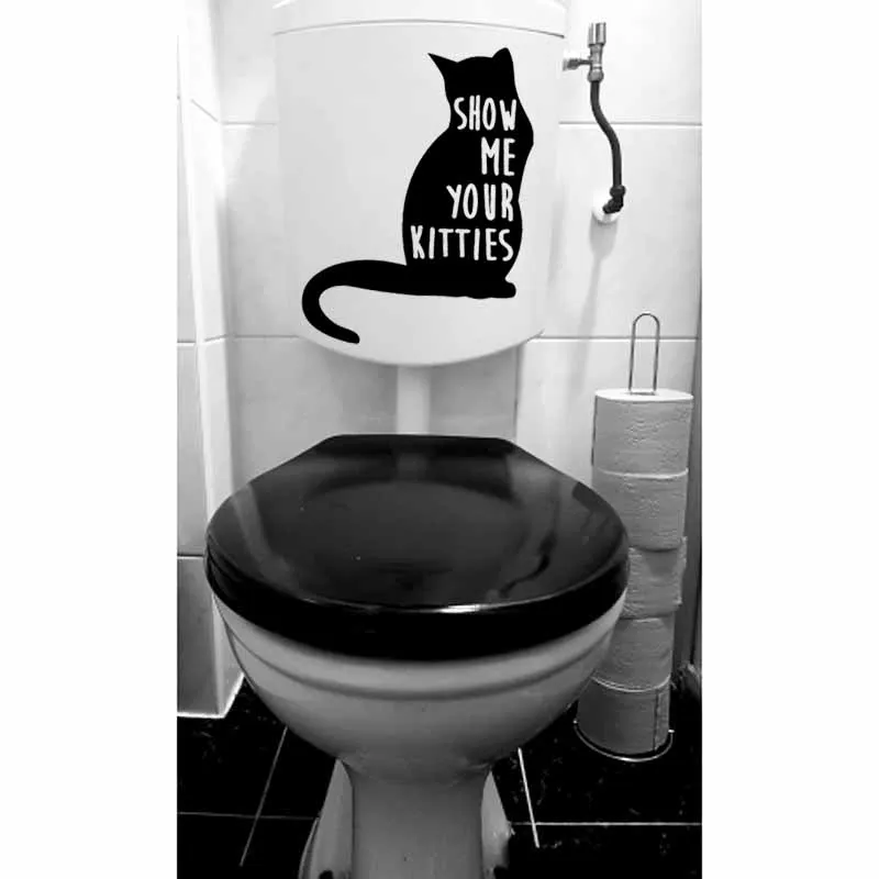 YOJA 18 6x24 3 см показать мне ваших котят кошка котенок груб Забавный черный цвет