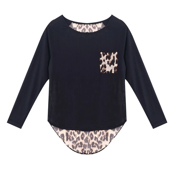 Сексуальная Женская одежда с леопардовым принтом Летние шифоновые рубашки