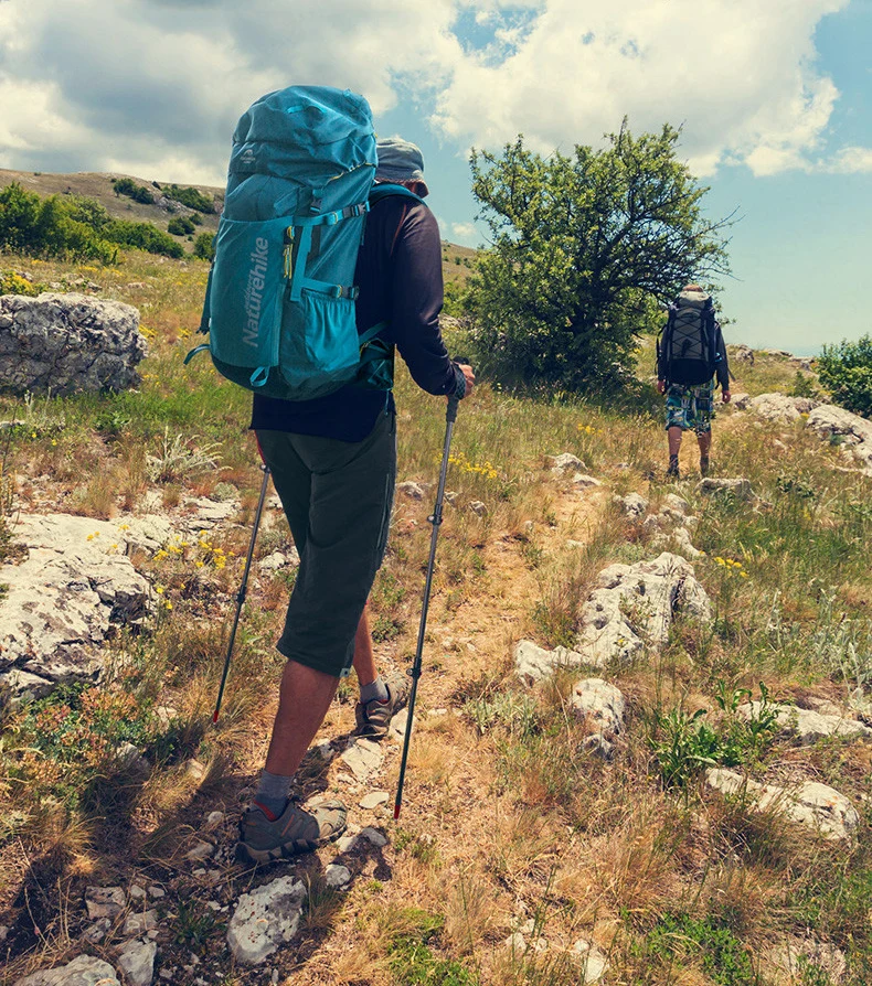 Naturehike новейшие удостоенные наград складные, для горного туризма палки Сверхлегкий Быстрый замок туристический полюс углеродного волокна трость