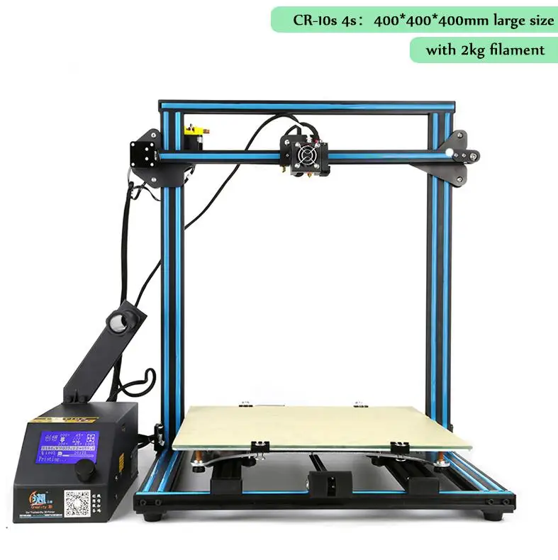 CR-10s 400mm n 2KG CR-10 S4 3d принтер DIY комплект большой размер n лазер, двойной стержень. Нити мониторинга сигнализации. Непрерывная Печать Питания сбой Creality 3D - Цвет: CR-10s 400mm n 2KG
