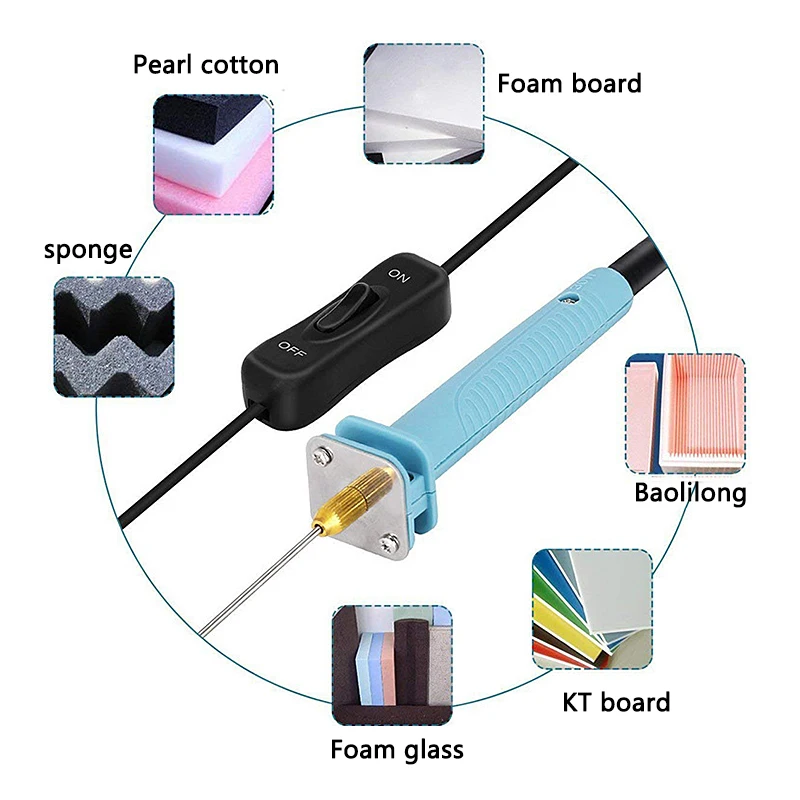 

Foam Cutting Pen Electric Polystyrene Machine Cutter Kit Tool Hand Held Engraver Hot Knife Styrofoam Wax Hand Held Cutting Pen