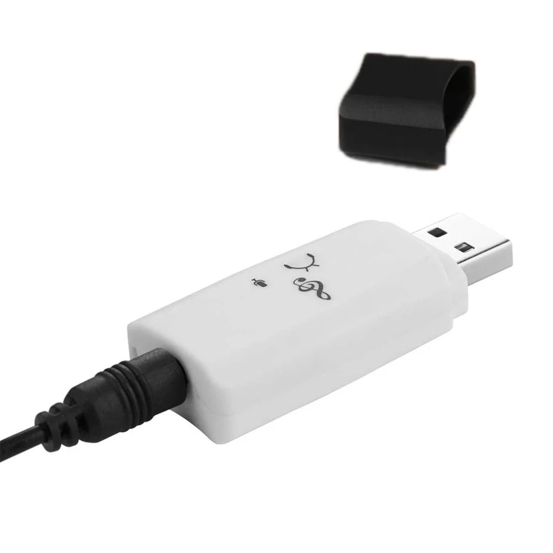 USB Bluetooth приемник ключа беспроводной Bluetooth 4,0 музыкальный аудио стерео приемник 3,5 мм A2DP AVRCP HSP адаптер с громкой связью - Цвет: White