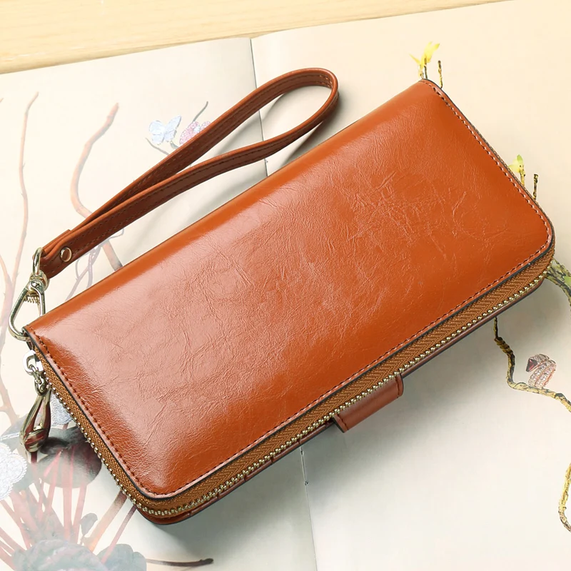 Королевский Стиль Кошелек для Женщин Из Натуральной Кожи Женщины Кошельки