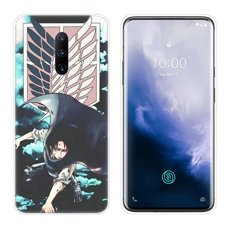 Горячий аниме атака на Титанов Логотип модный прозрачный силикон ТПЭ мягкий