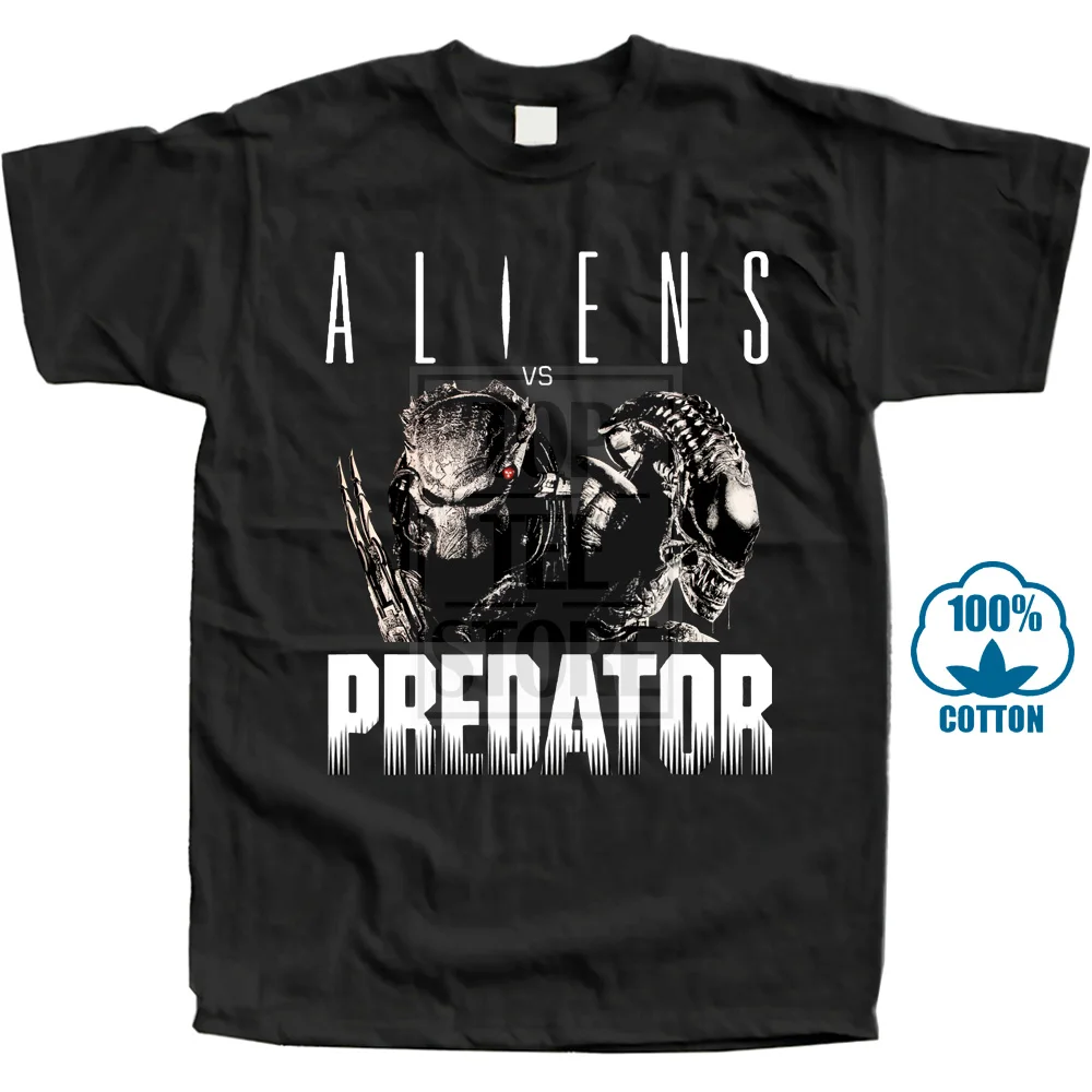 Alien Vs Predator V1 черная футболка с постером из фильма все размеры S до 4Xl