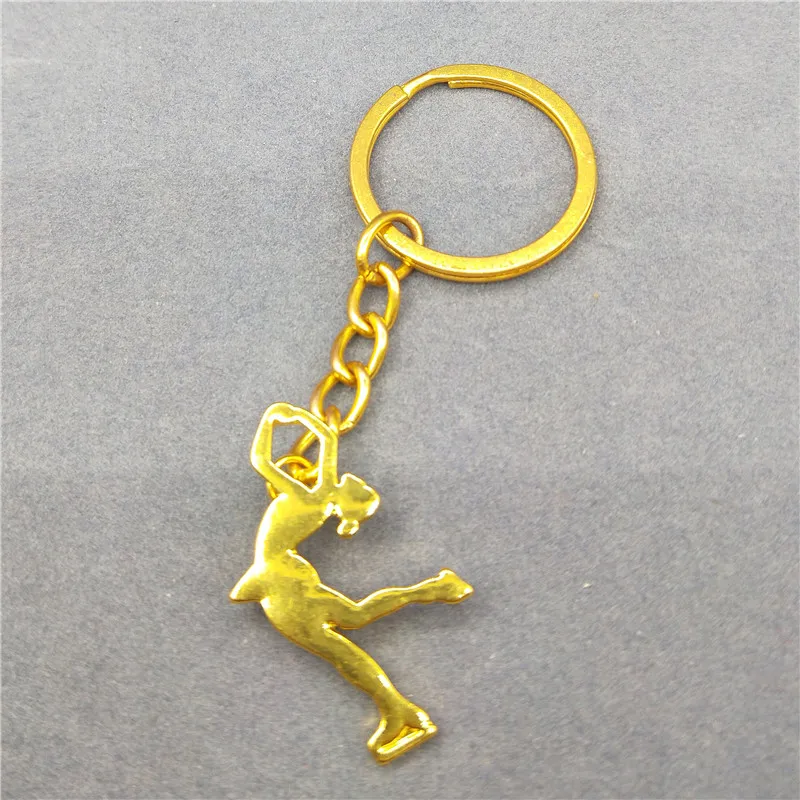 

New Figure Skating Keychains Ice Skating Jewelry