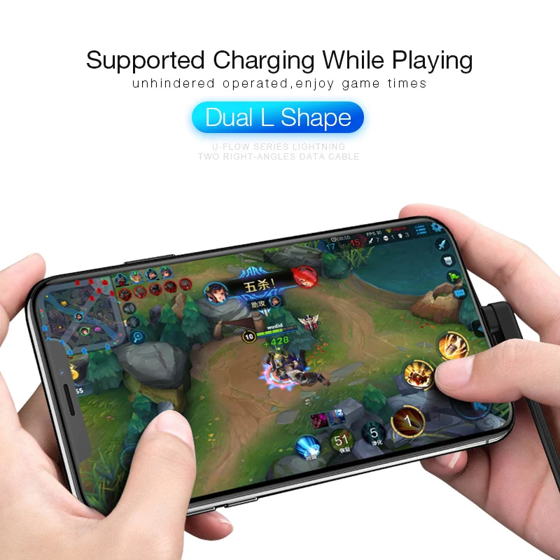 USAMS кабель для iPhone X 8 7 6 5 6s XS XR MAX Тип C USB Дата-кабель зарядки мобильного телефона