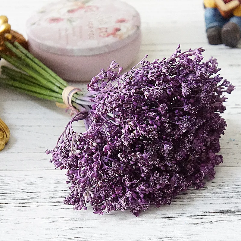 цветы искуственные künstliche blumen для декора 16 веток полный звезд искусственный