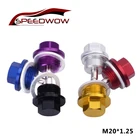 SPEEDWOW M20 * 1,25 Магнитная фотокамера сливная масляная пробка винтовая масляная сливная масляная пробка 6 цветов
