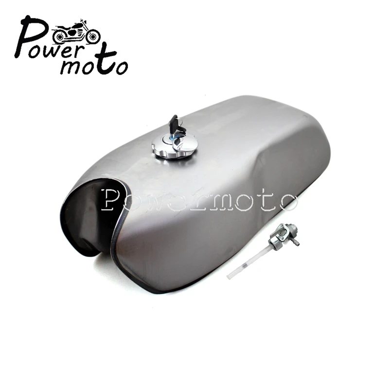 

9L 2.4 Gallon Motorcycle Fuel Tank Cafe Racer Gas Oil Tank for Honda Yamaha Kawasaki XS XVS SR CB 650 Chopper Bobber