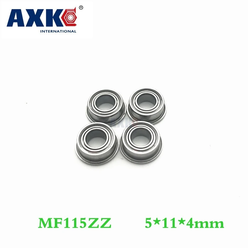 

Axk 50pcs Free Shipping Boutique Flange Ball Bearings Mf115zz Size 5*11*12.5*4*0.8 Mm
