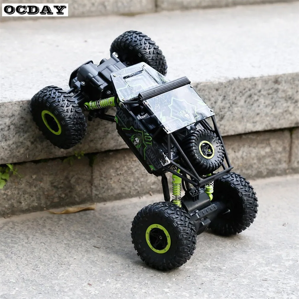 2,4 ГГц RC автомобиль 4WD Рок Гусеничный ралли альпинистский автомобиль 4x4 двойные двигатели Bigfoot автомобиль дистанционное управление Модель внедорожный автомобиль детские игрушки