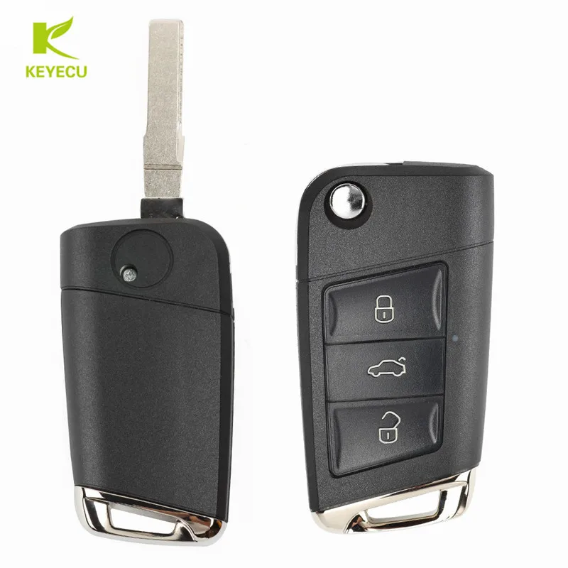 Автомобильный ключ KEYECU Golf 7 3 кнопки 434 МГц 1K0 959 753 G / N для Volkswagen Seat Skoda|Ключ от авто| |