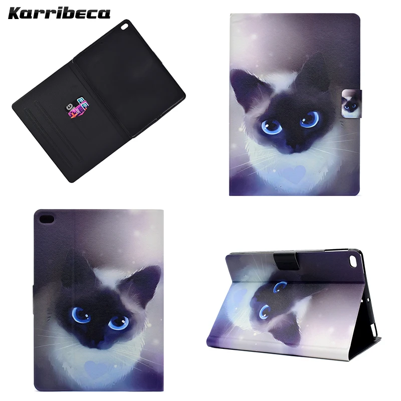 Мультфильм пес собака Кот кролик магнит PU ткань кожаный кожа планшета чехол на iPad