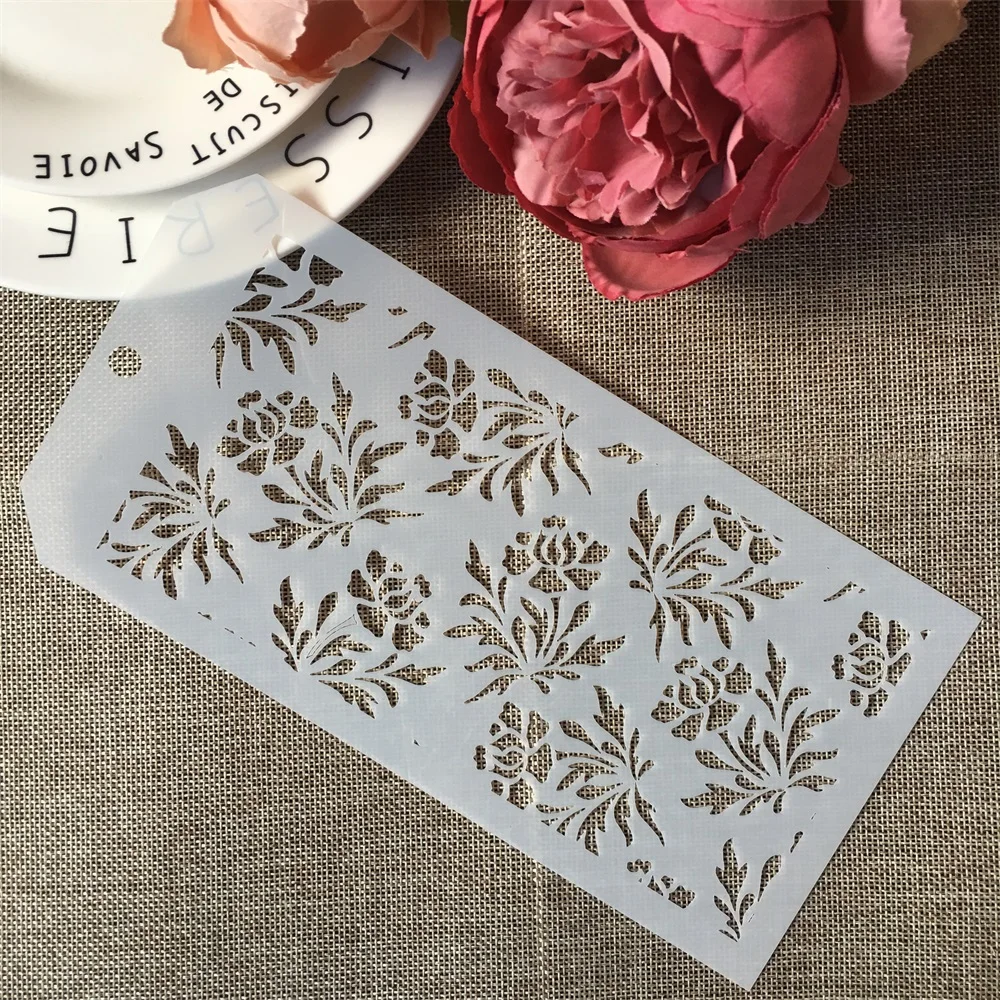 4 шт./компл. 24*12 см листья шаблон DIY Layering трафареты живопись скрапбукинга раскраска
