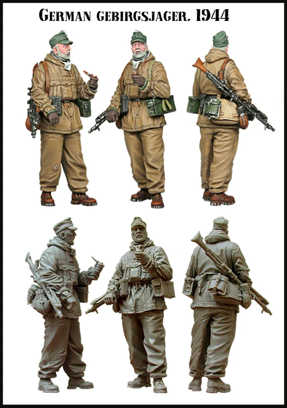 [Tuskmodel] 1 комплект модели из смолы 35 шкал фигурки Германии E29|model figure kits|resin model