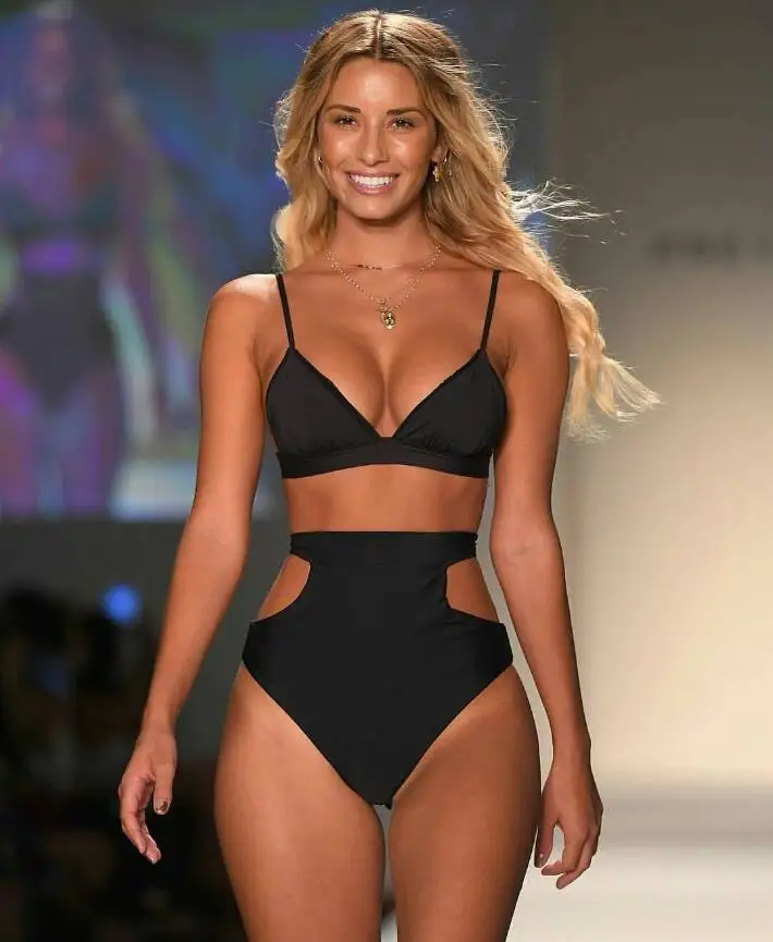 2018 Лето Новый Лидер продаж Высокая талия комплект бикини пляжные купальный