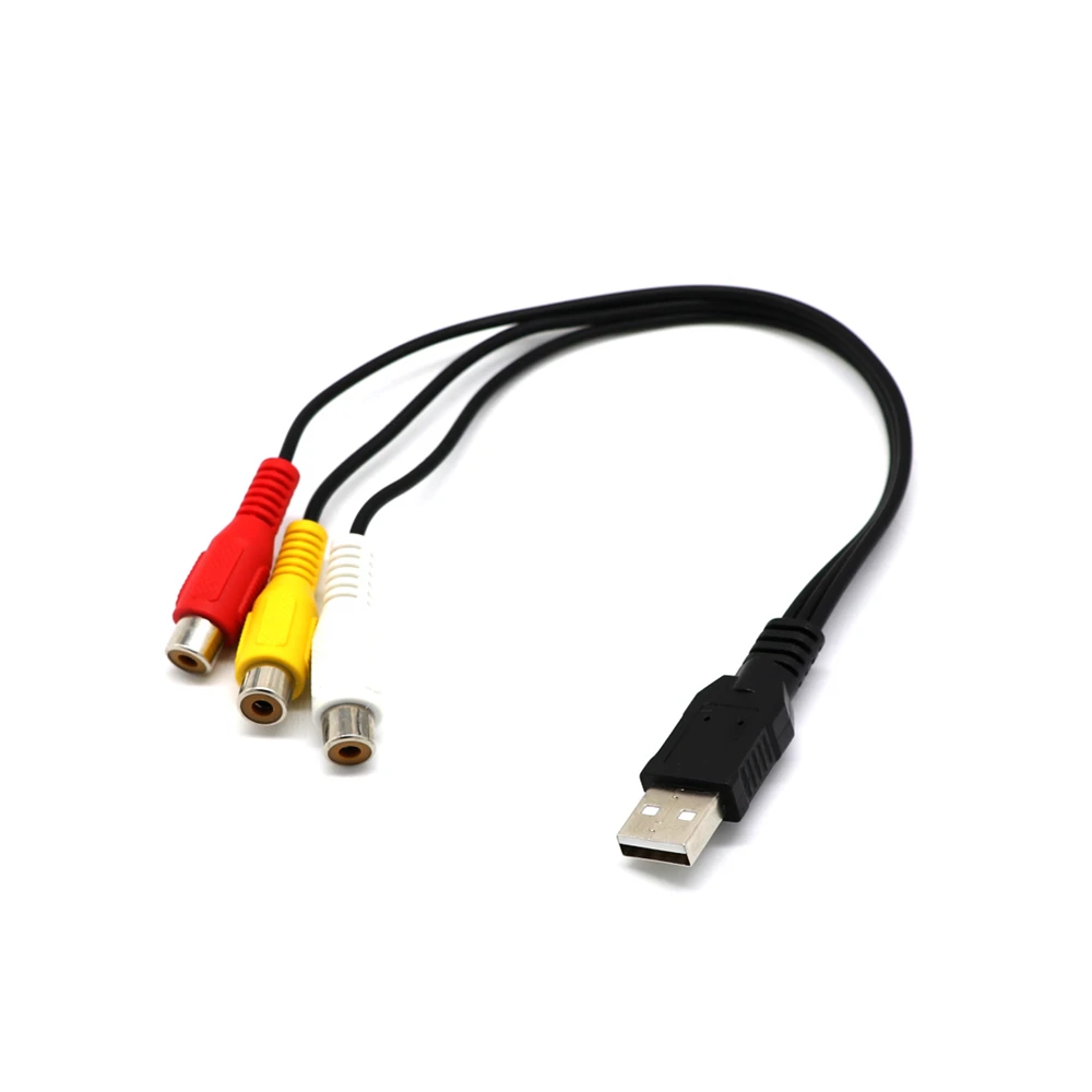 Аудиоадаптер с USB на 3 RCA шины 0 5 м|Кабели VGA| |