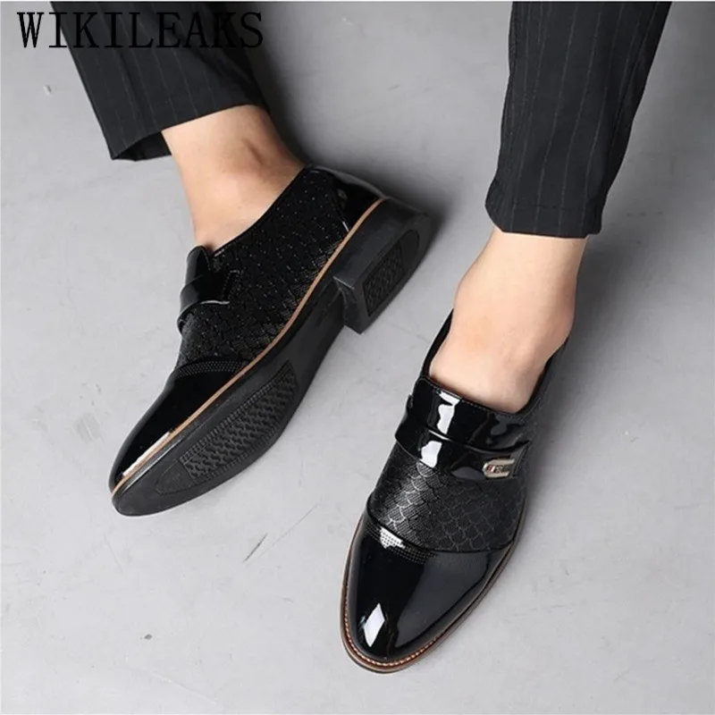 Итальянские элегантные мужские туфли оксфорды Модельные Zapatos De Hombre Vestir