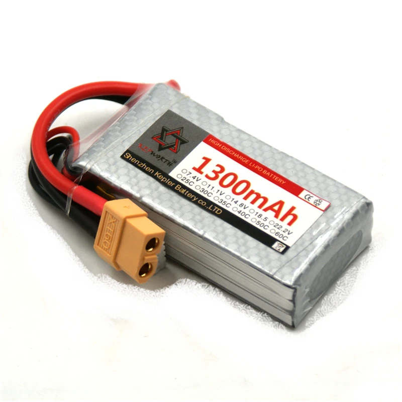 Литий ионный полимерный аккумулятор для радиоуправляемых моделей 3s 11 1 В 1300