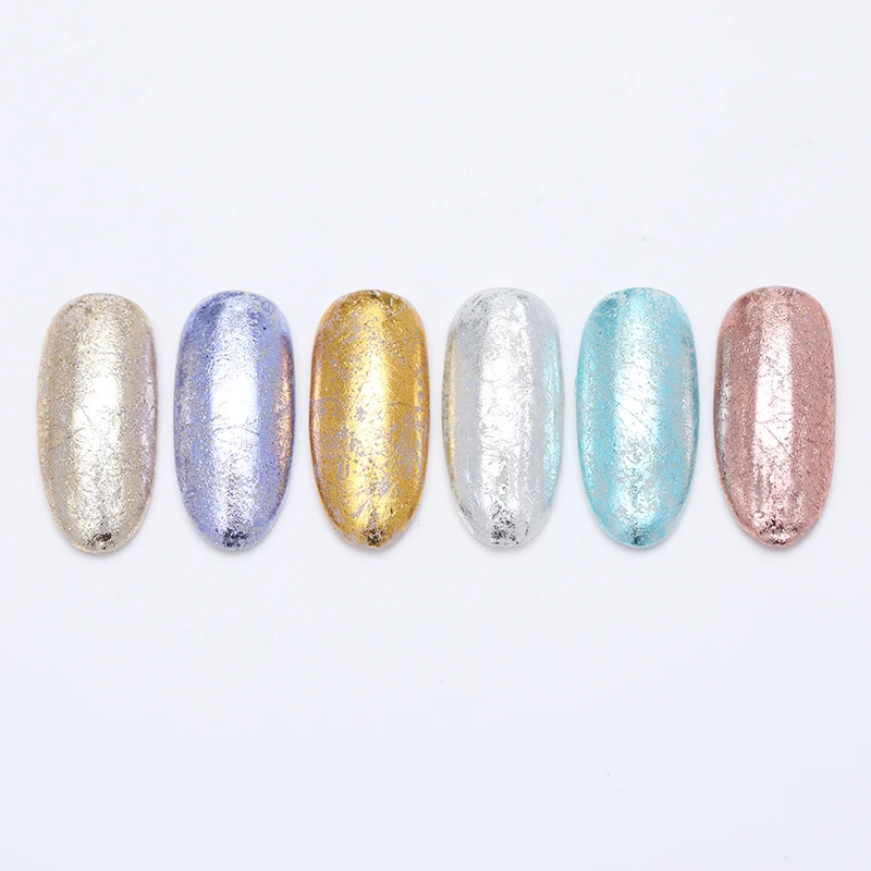 14 шт./компл. Фольга для ногтей Переводные серебряные розовые золотые наклейки