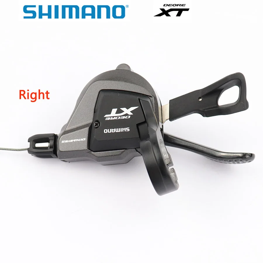 Right 11s Shimano Deore XT SL M8000 рычаг переключения передач M8000 MTB рычаг переключения скоростей Rapidfire Plus 3x11 2x11-скоростной аксессуары для горного велосипеда - Цвет: Right 11s