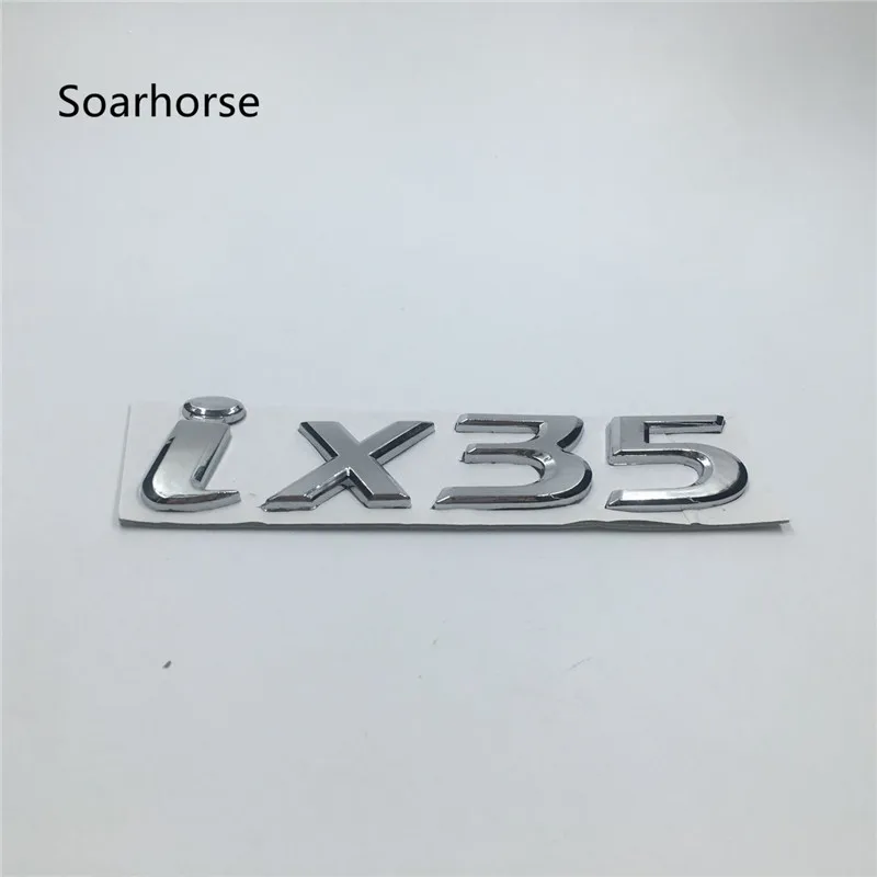 Soarhorse для hyundai i20 i25 i35 ix35 эмблема хвостовая часть Наклейка ABS хром задний логотип багажник письмо табличка Авто стиль