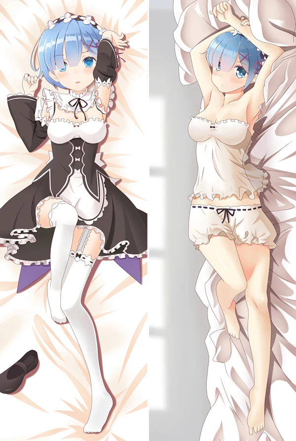 Новинка 2017 обновление Re Zero Kara Hajimeru Isekai Seikatsu иероглифы Rem & Ram наволочка Emilia