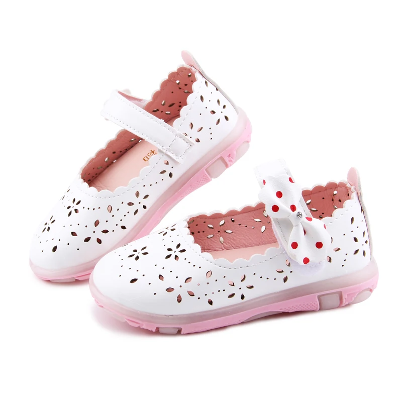 Детские сандалии из ПУ кожи с бантом для маленьких девочек|sandals princess|summer baby girls