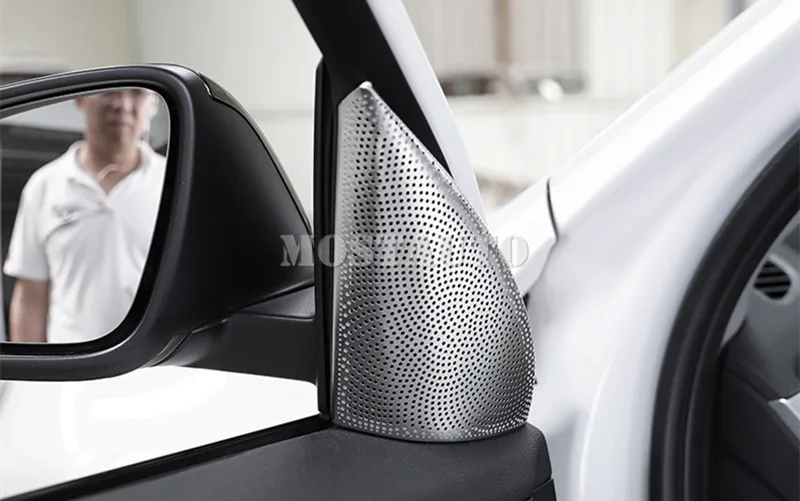 Накладка на переднюю колонку из нержавеющей стали для BMW X1 F48 2016-2021 2 шт. |