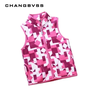 Повседневный детский жилет унисекс, флисовый детский жилет для весны и осени, мягкий и удобный жилет для девочек и мальчиков, детский жилет
