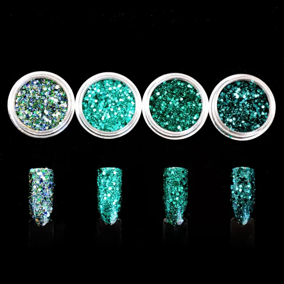4 шт. декоративные 3d-пайетки для ногтей | Красота и здоровье