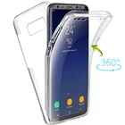 Полноразмерный чехол 360 градусов для Samsung S10 Lite S10 Plus, защита спереди и сзади, мягкий силиконовый чехол из ТПУ для телефона Samsung Note 8 9