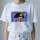 Винтажная футболка с надписью Eww в стиле унисекс, эстетичная белая рубашка, хипстерская одежда в готическом стиле, женские топы, футболки для друзей