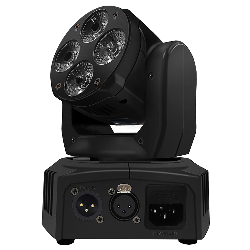 IMRELAX 4x10 Вт RGBW 4 в 1 светодиодный подвижный головсветильник свет DMX промывочный
